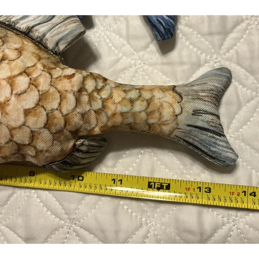 Fish Shape Bedroom Plush Stuffed Toy Home Decor With Rope